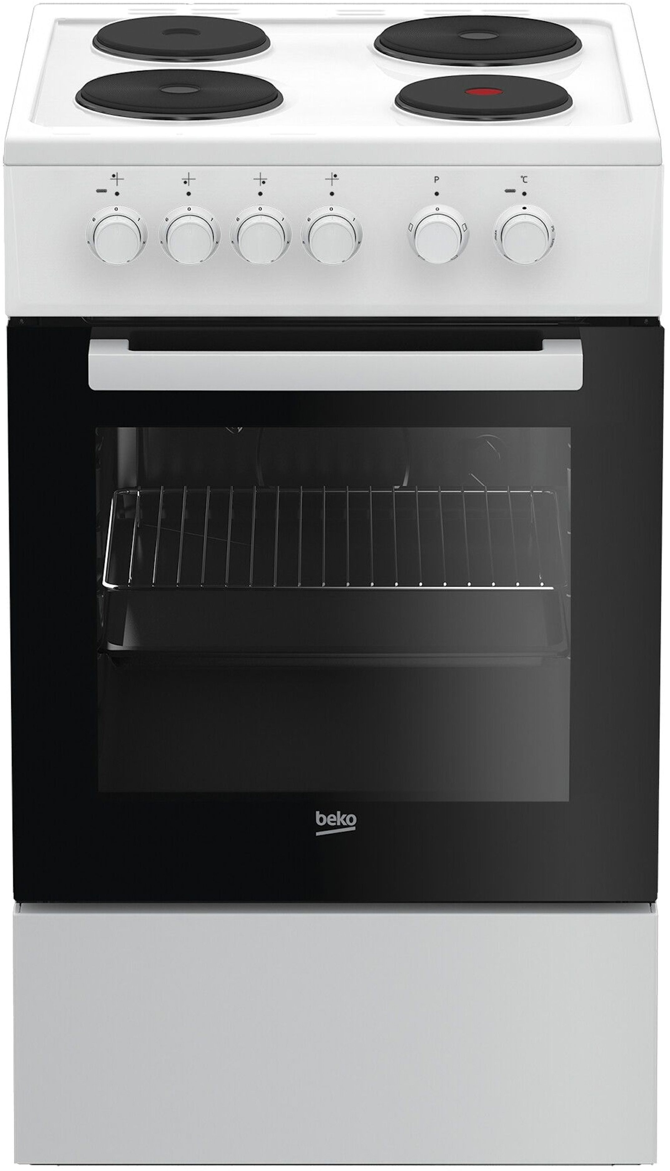Плита електрична Beko FSS56000GWфото2