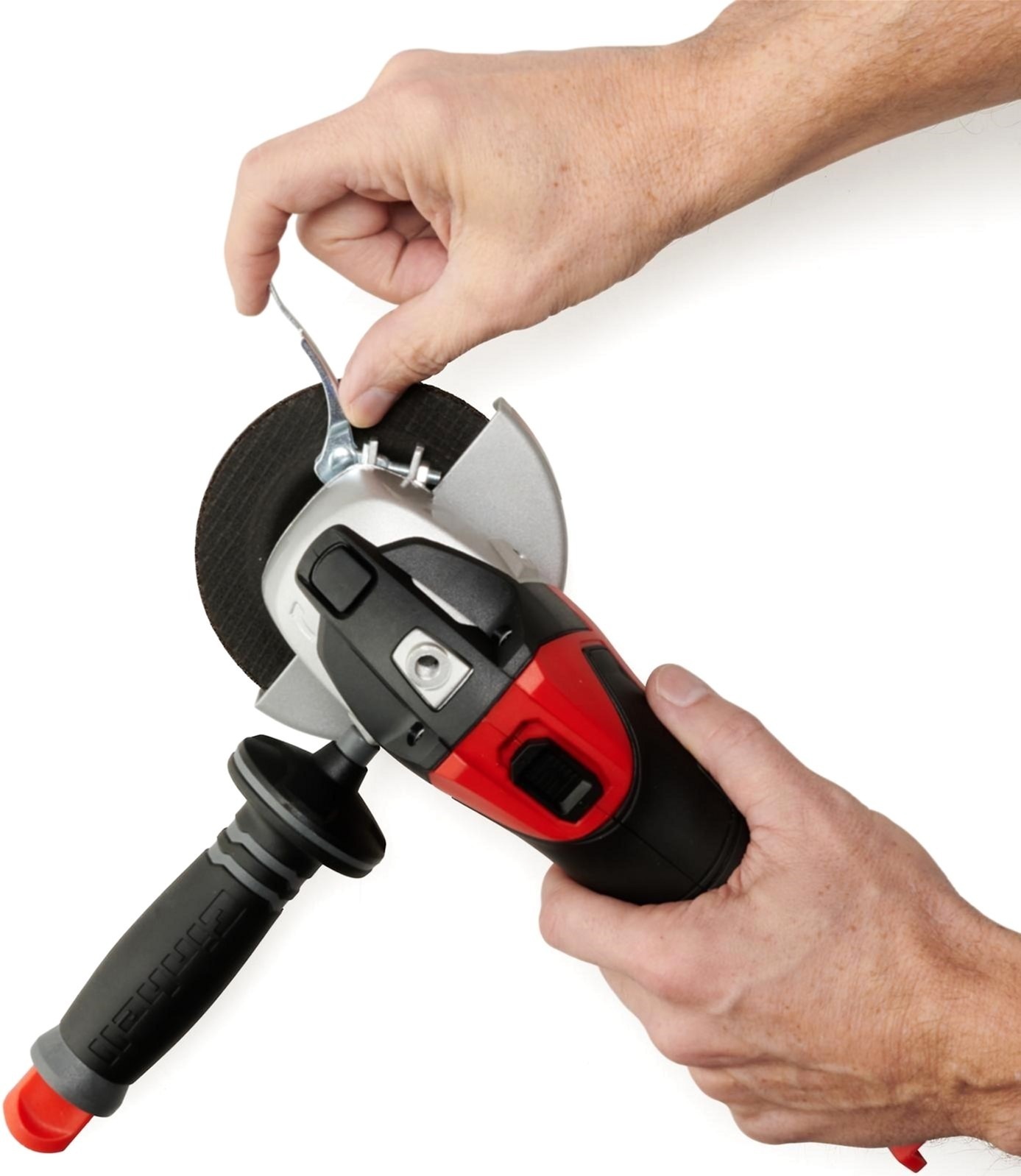 Акумуляторна кутова шліфмашина Einhell X-Change TE-AG 18 Li Solo (без акумулятора і зарядного пристрою)фото