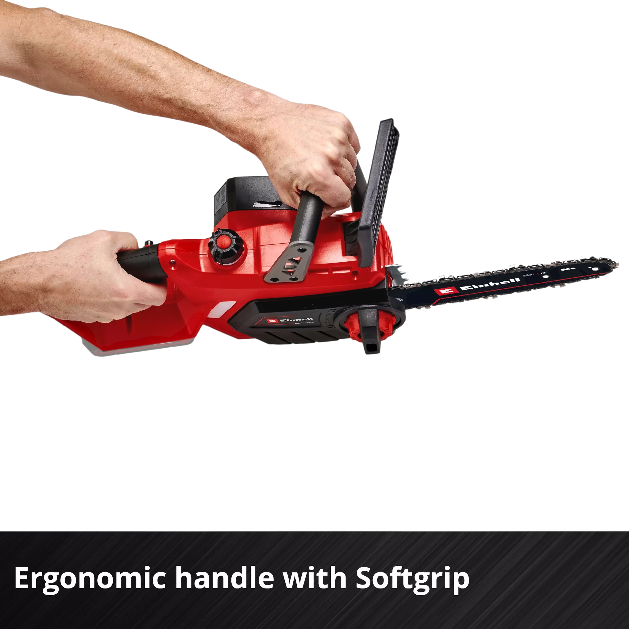 Аккумуляторная цепная пила Einhell X-Change GE-LC 18 Li Solo (без аккумулятора и зарядного устройства) фото 