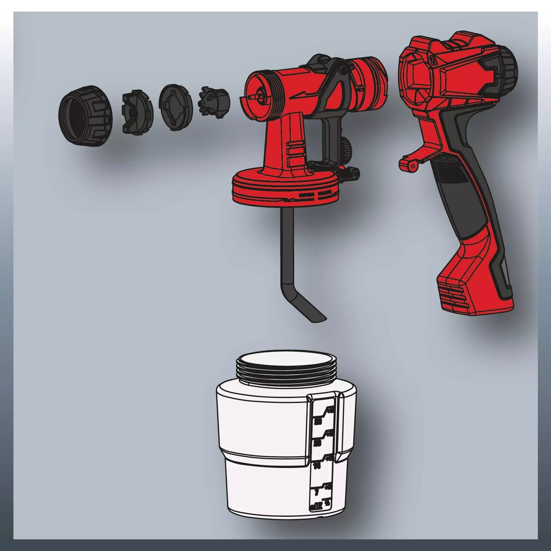 Краскопульт электрический Einhell TC-SY 600 S (4260015) фото 6