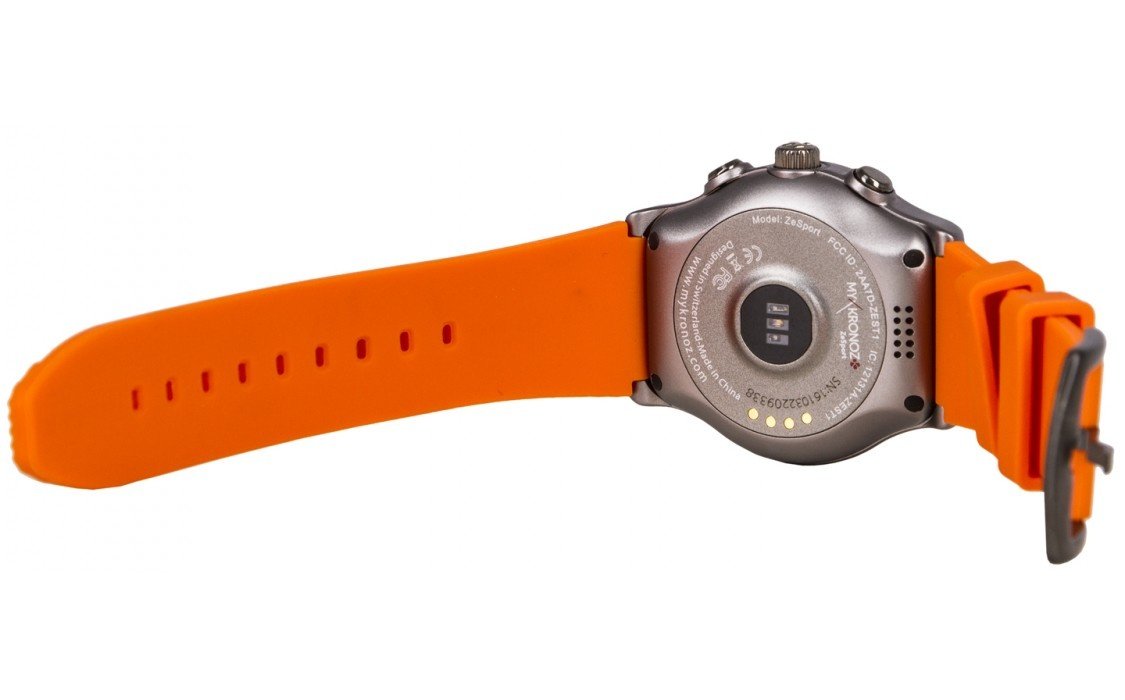 Смарт-часы MyKronoz ZeSport titanium/orange фото 9