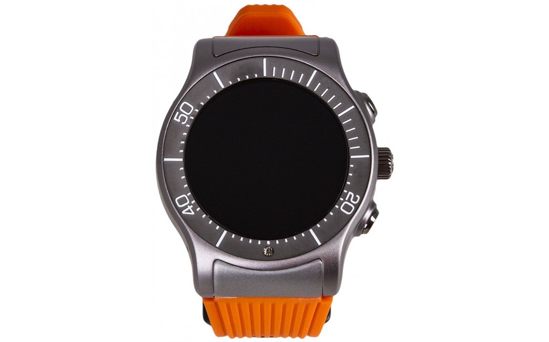 Смарт-часы MyKronoz ZeSport titanium/orange фото 6