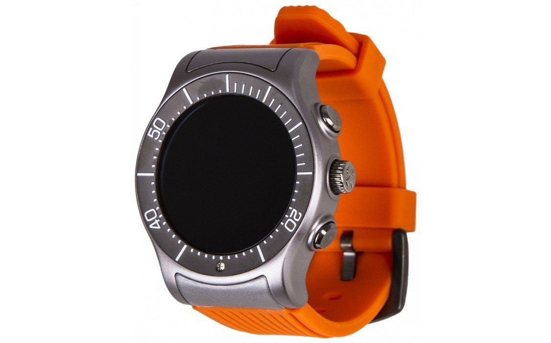 Смарт-часы MyKronoz ZeSport titanium/orange фото 4