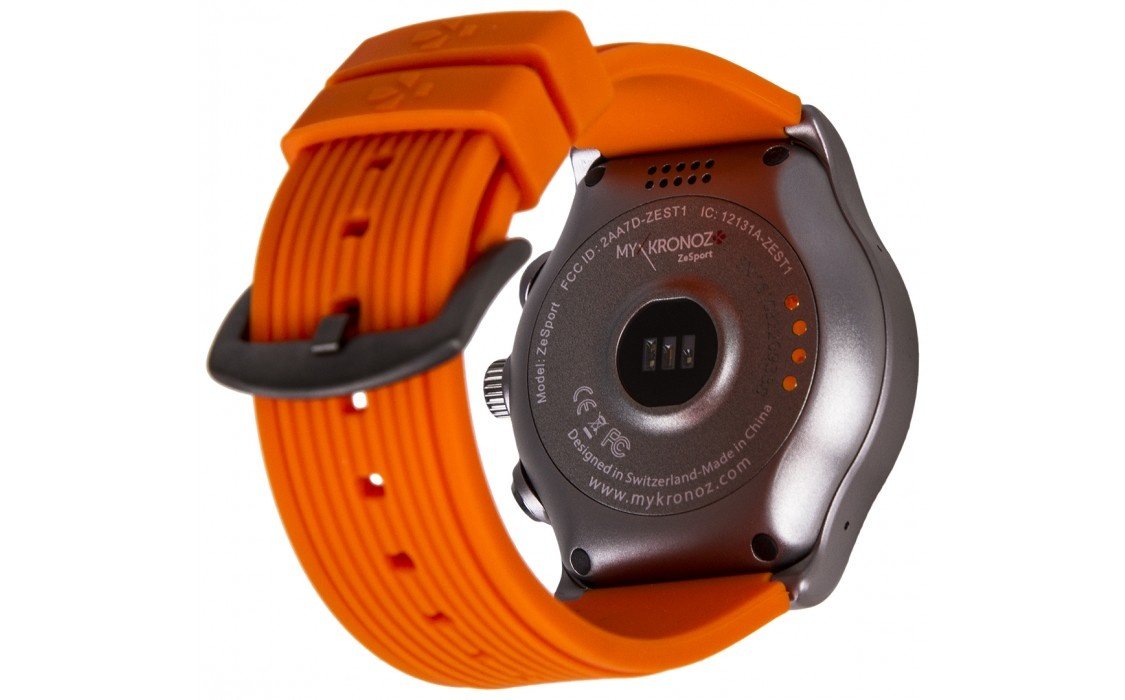 Смарт-часы MyKronoz ZeSport titanium/orange фото 7