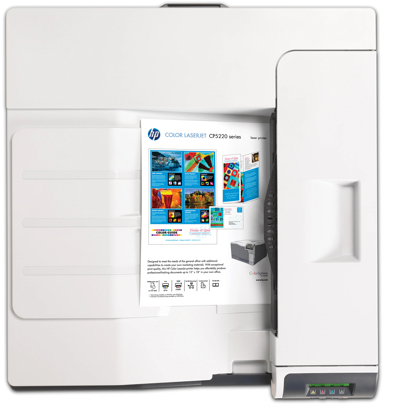 Принтер лазерный HP Color LaserJet CP5225dn (CE712A) фото 7