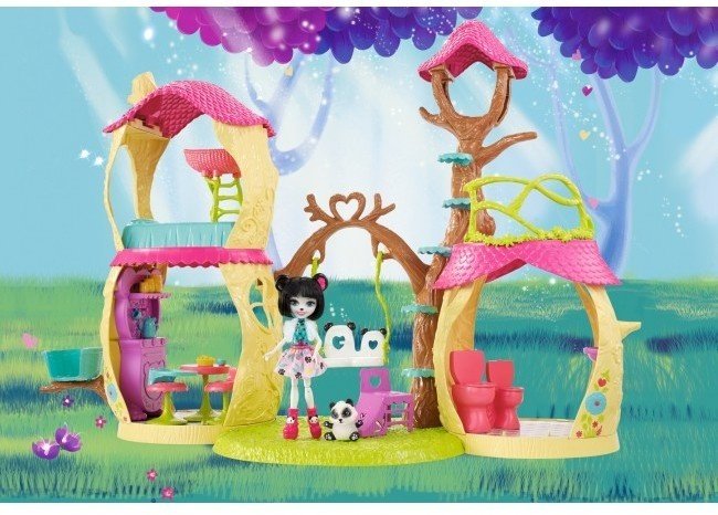 Игровой набор Enchantimals Лесной домик панды Дрю (FNM92) – купить в ...