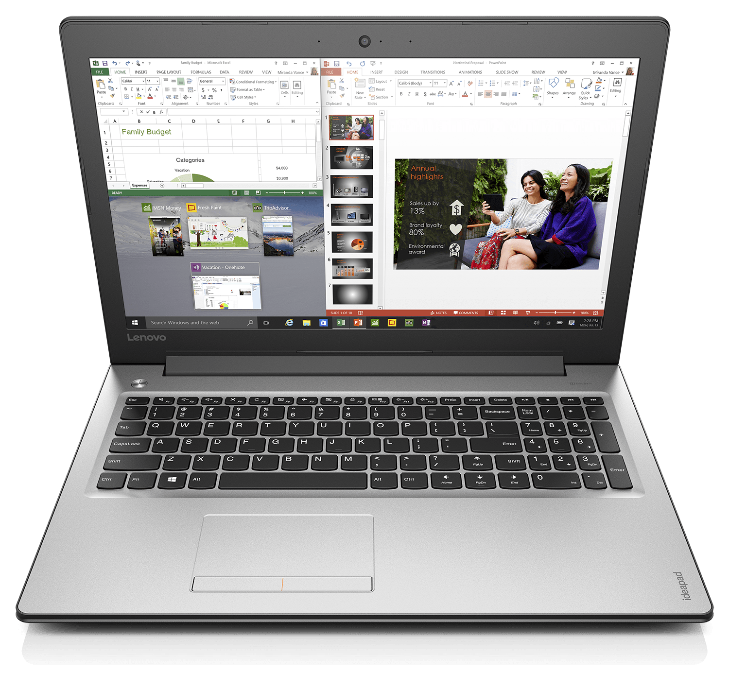 Ноутбук LENOVO IdeaPad 310-15IKB (80TV01CLRA) фото 14