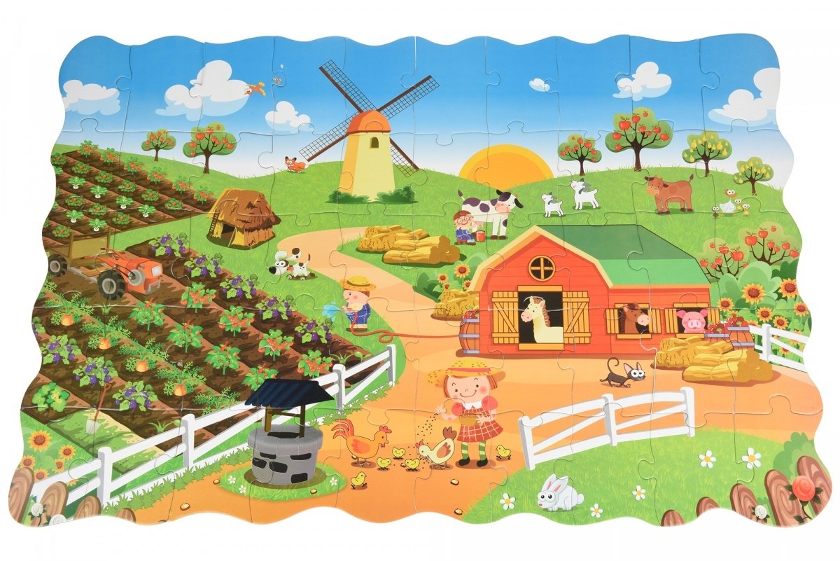 Пазл-раскраска Same Toy Ферма (2035Ut) фото