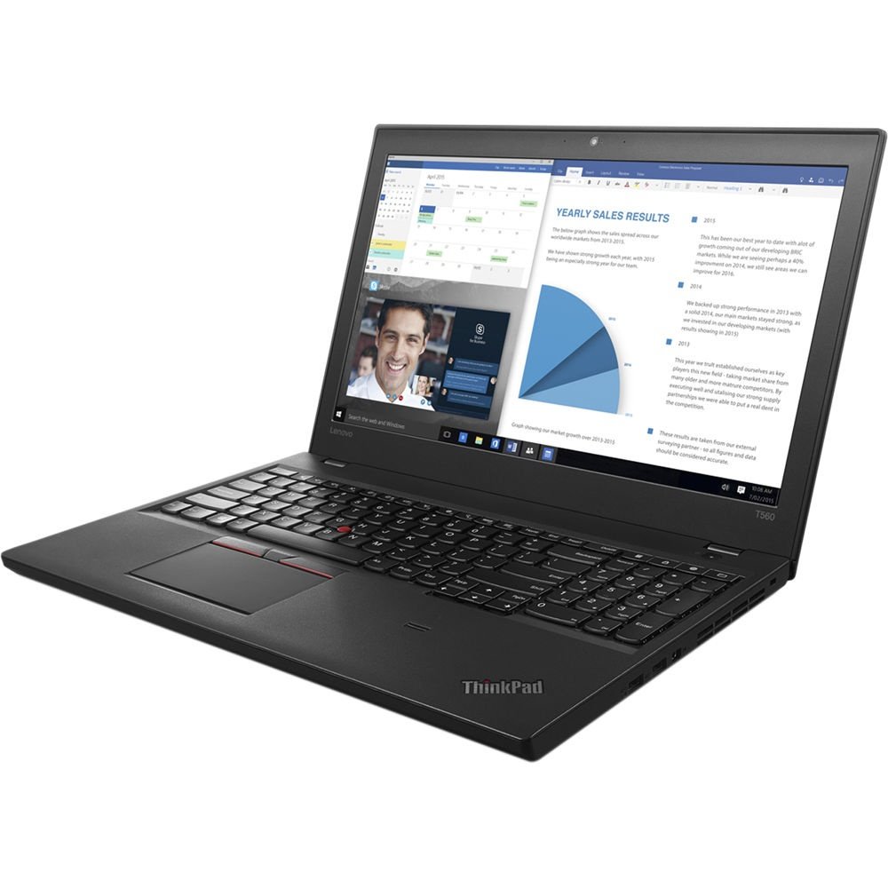 Ноутбук LENOVO ThinkPad T560 Black (20FJS37Y00) фото 2