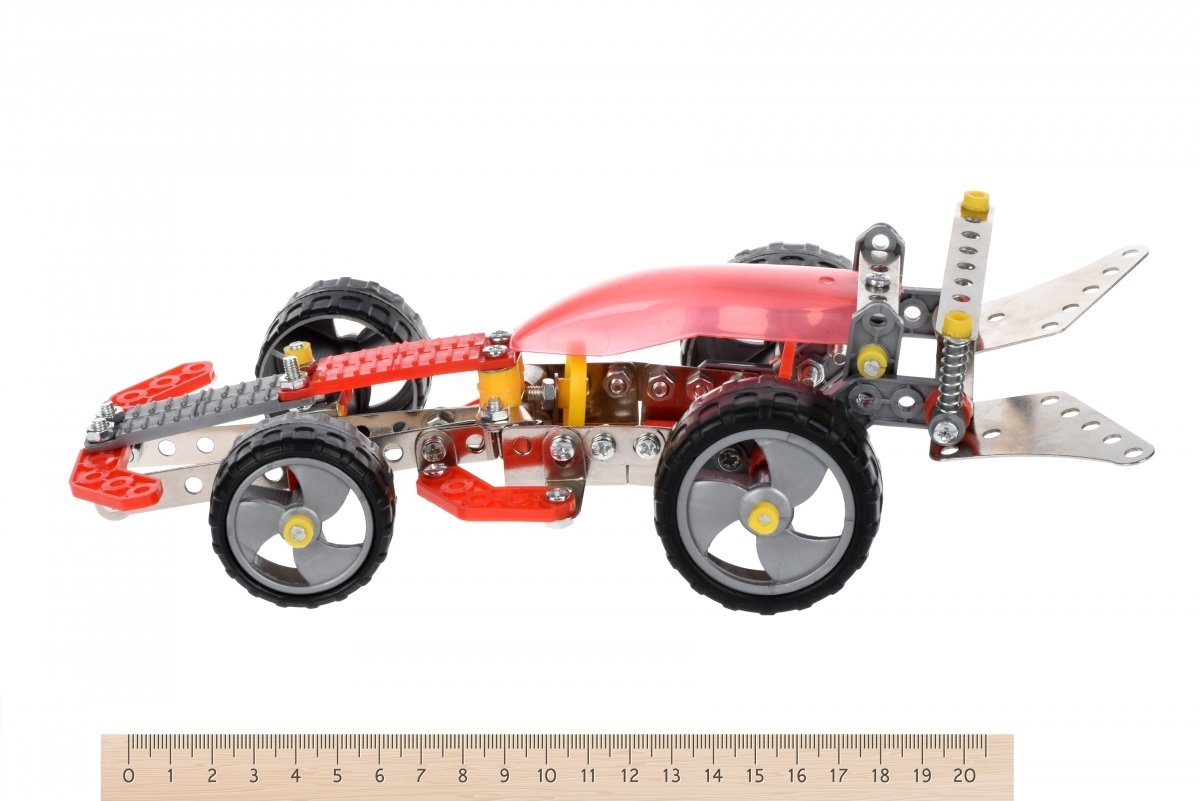 Конструктор металлический Same Toy Inteligent DIY Model Болид 186 элементов (WC38DUt) фото 2