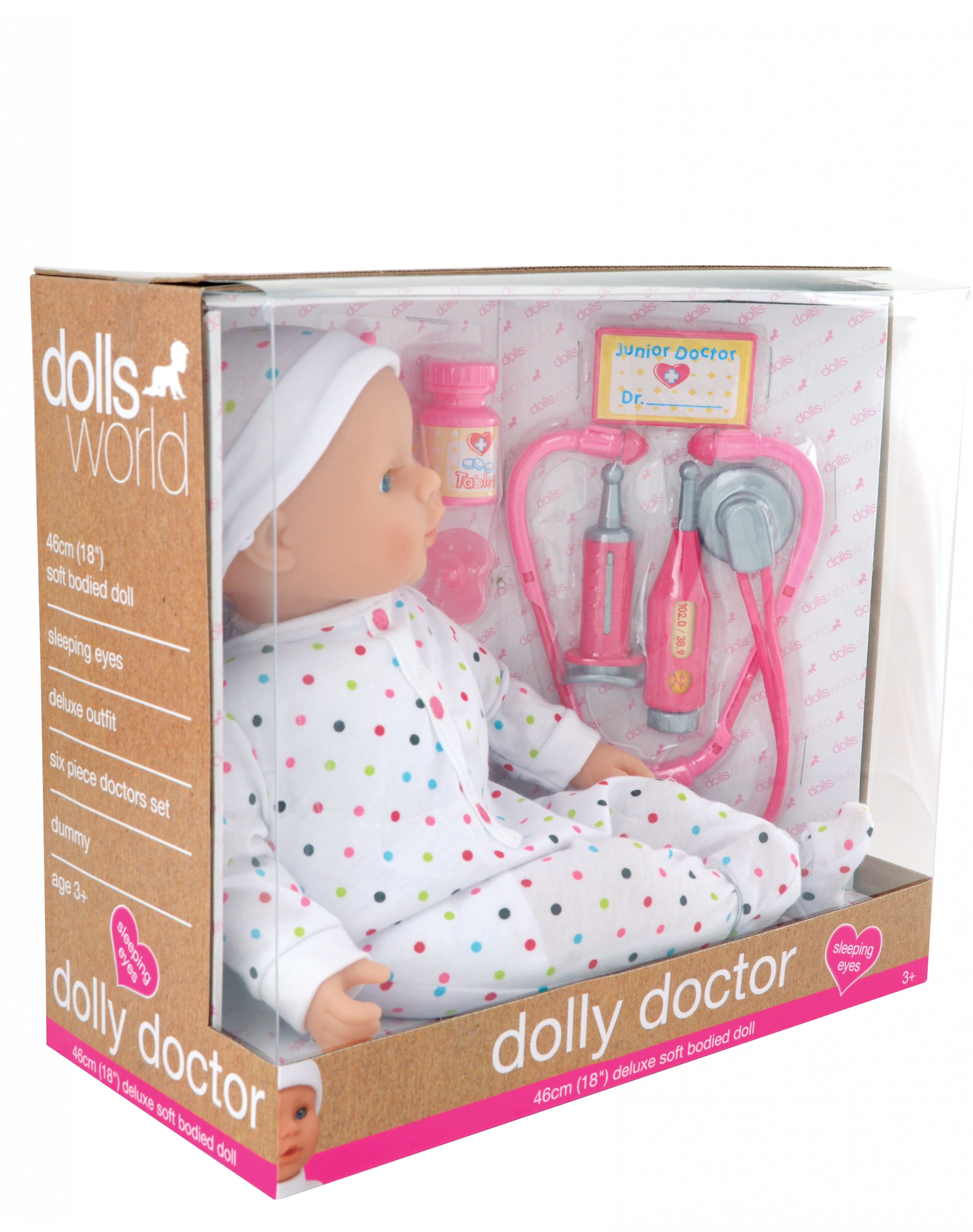 Кукла Dolls World Долли - доктор 46 см (8739) фото 3