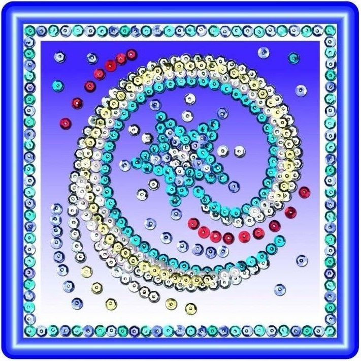 Набір для творчості Sequin Art SEASONS Cosmic, Sun, Moon and Stars (SA1511)фото