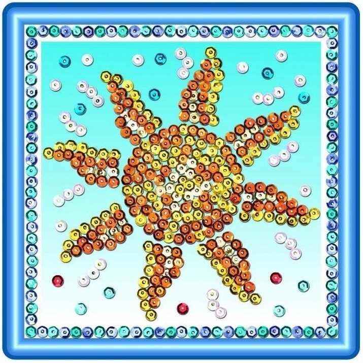 Набір для творчості Sequin Art SEASONS Cosmic, Sun, Moon and Stars (SA1511)фото