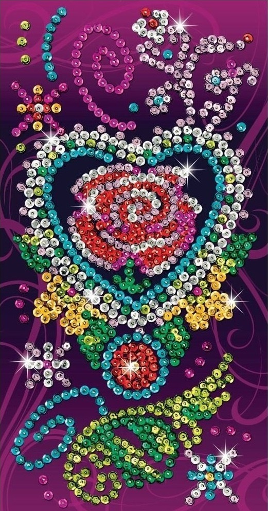 Набор для творчества Sequin Art PICTURE ART Craft Teen Rose (SA1419) фото 