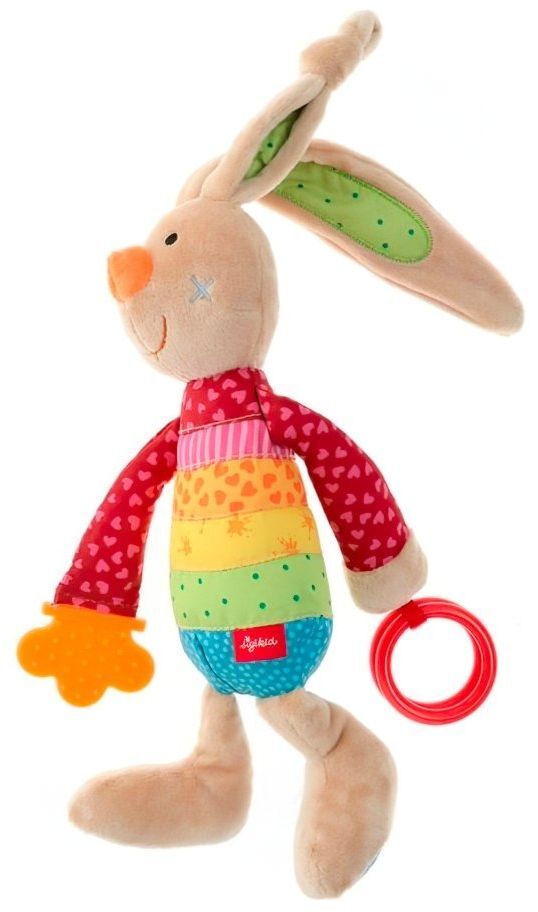 Мягкая игрушка sigikid Кролик с погремушкой 26 см (41419SK) фото 2