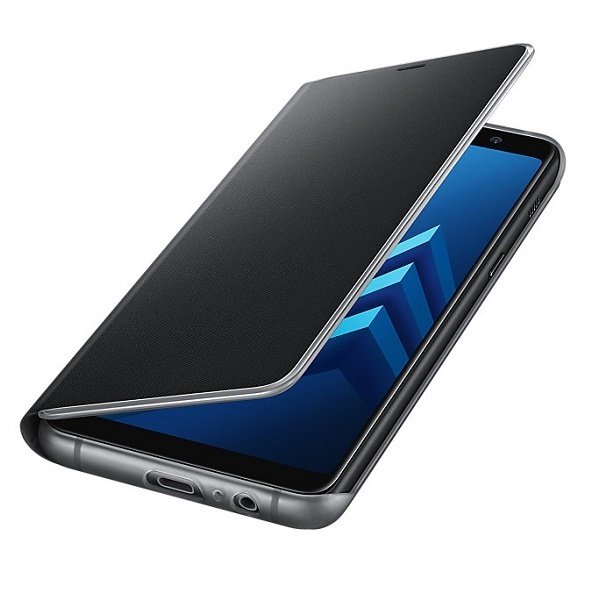 Чохол Samsung для Galaxy A8+ 2018 (A730) Neon Flip Cover Black фото3