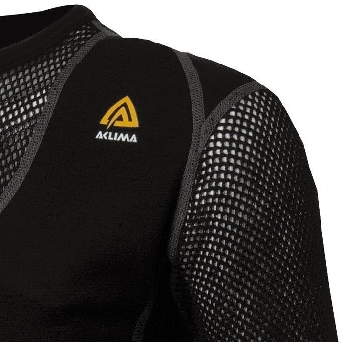 Термокофта женская Aclima WoolNet 120 Crew Neck Women Jet Black L фото 4