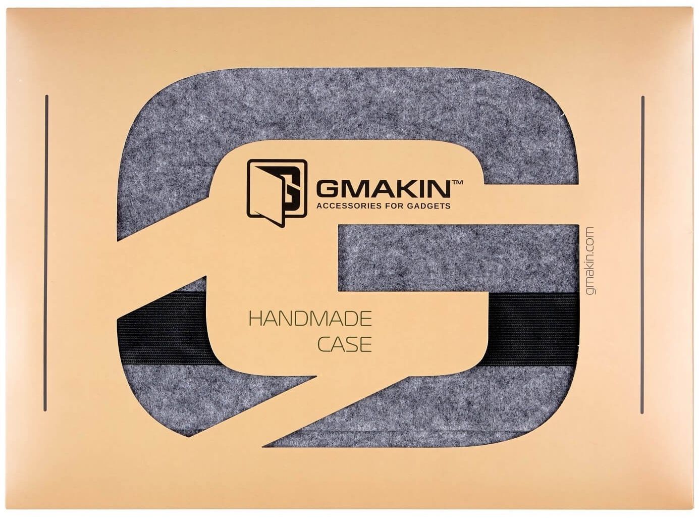 Чехол для ноутбука Gmakin для MacBook Pro 13"" Black/Grey (GM15-13New) фото 