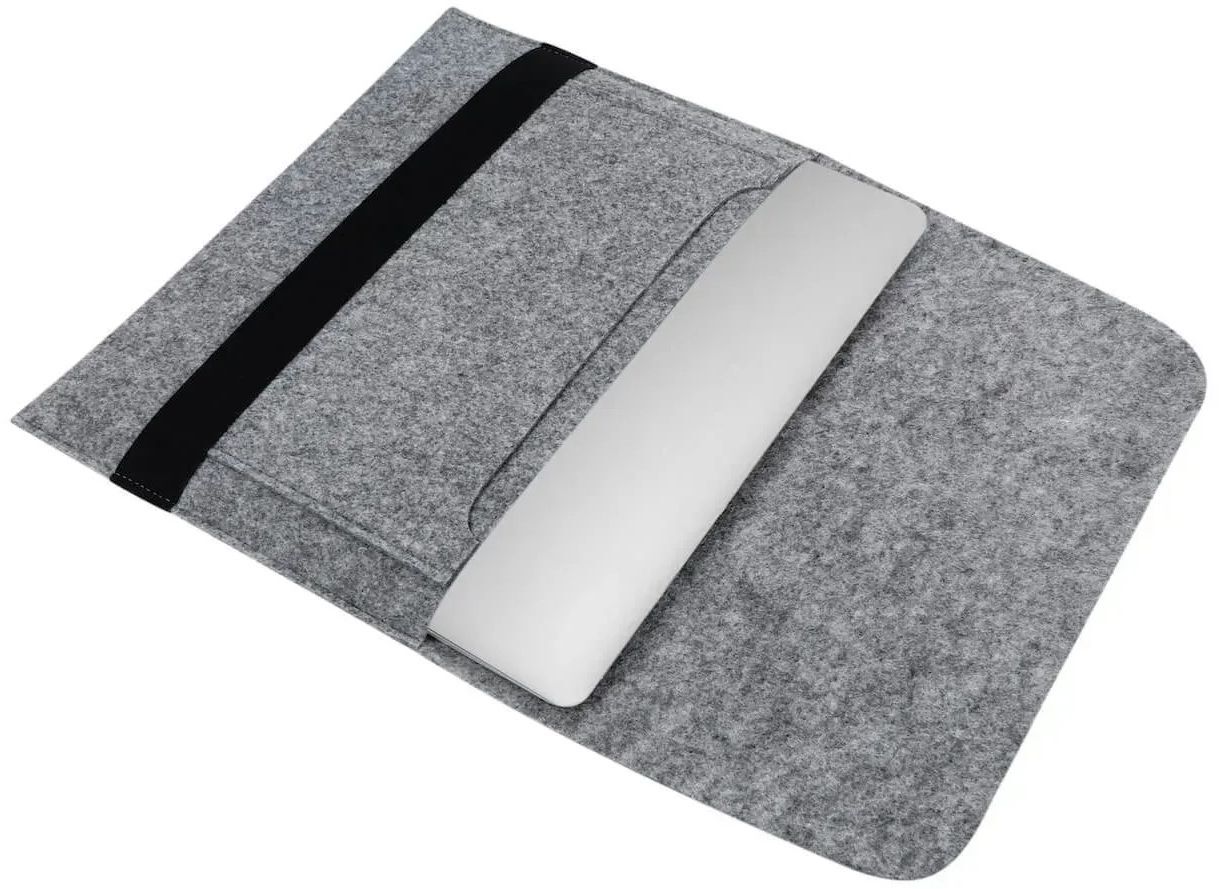 Чехол для ноутбука Gmakin для MacBook Pro 13"" Black/Grey (GM15-13New) фото 