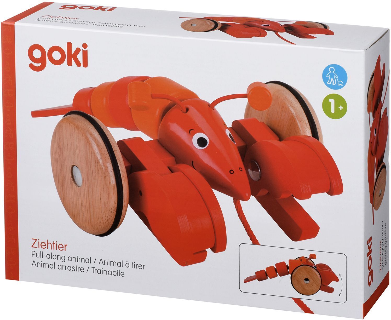 Каталка goki Лобстер (54904G) фото 4