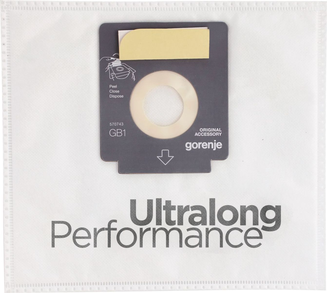 Набір багаторазових мішків для пилососу Gorenje (GB1MBUP)фото2