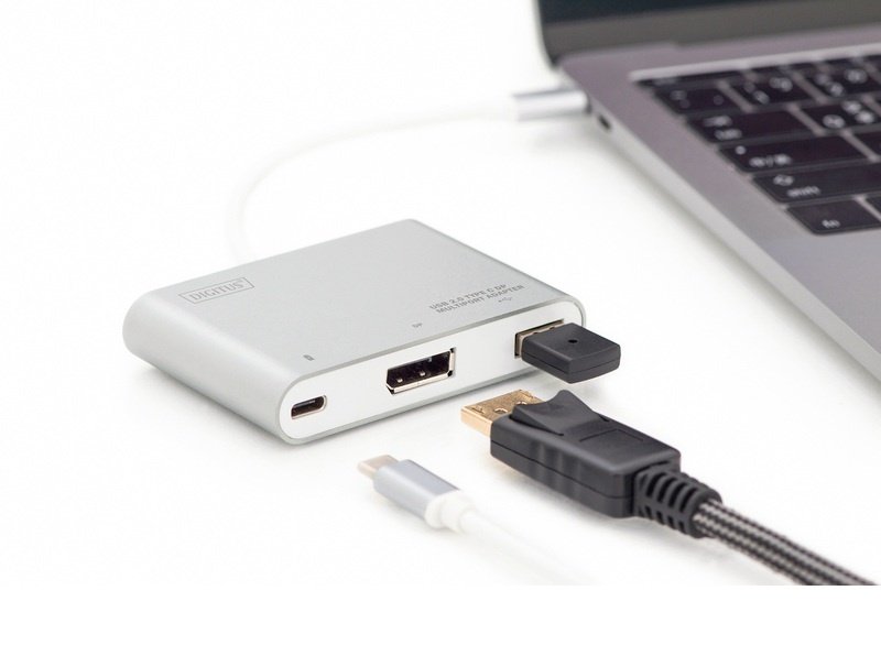 Переходник DIGITUS USB Type-C to DisplayPort/USB 2.0/Type-C фото 4
