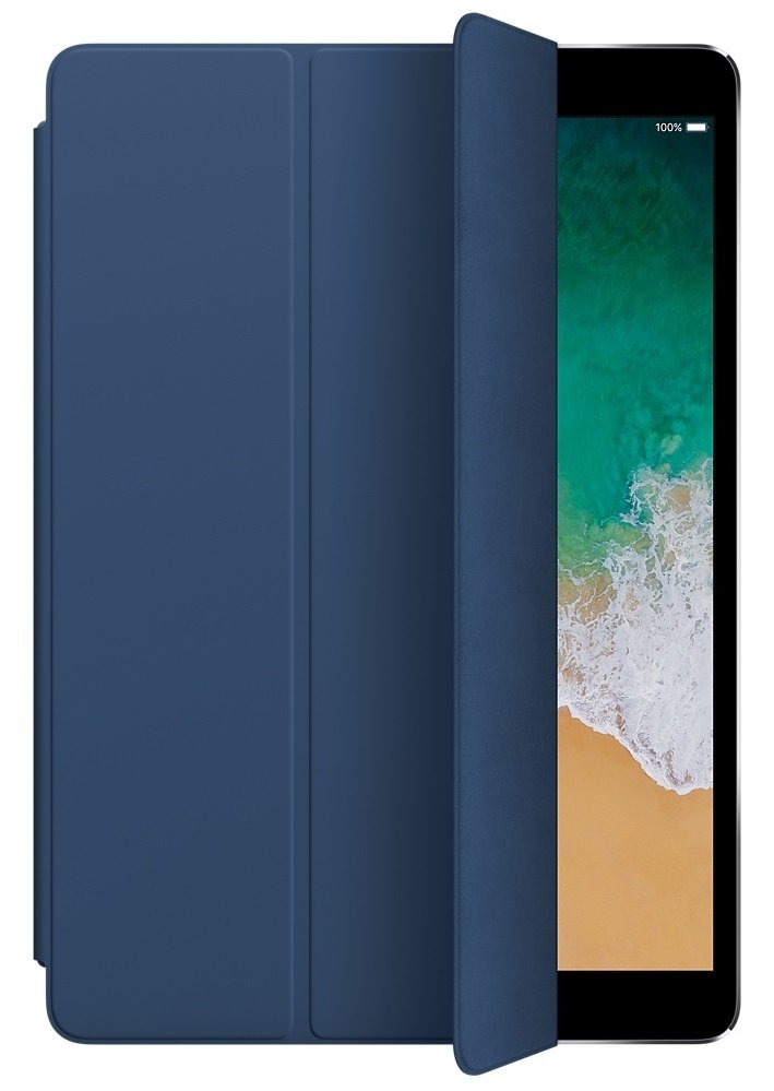Чехол Apple Smart Cover для iPad Pro 10.5 Blue Cobalt (MR5C2ZM/A) фото 3