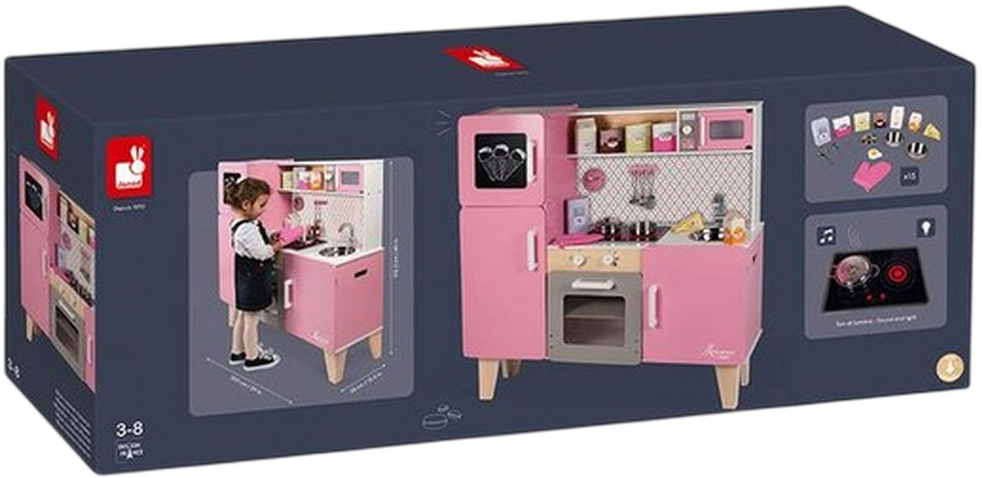 Игровой набор Janod Кухня розовая (J06571) фото 10
