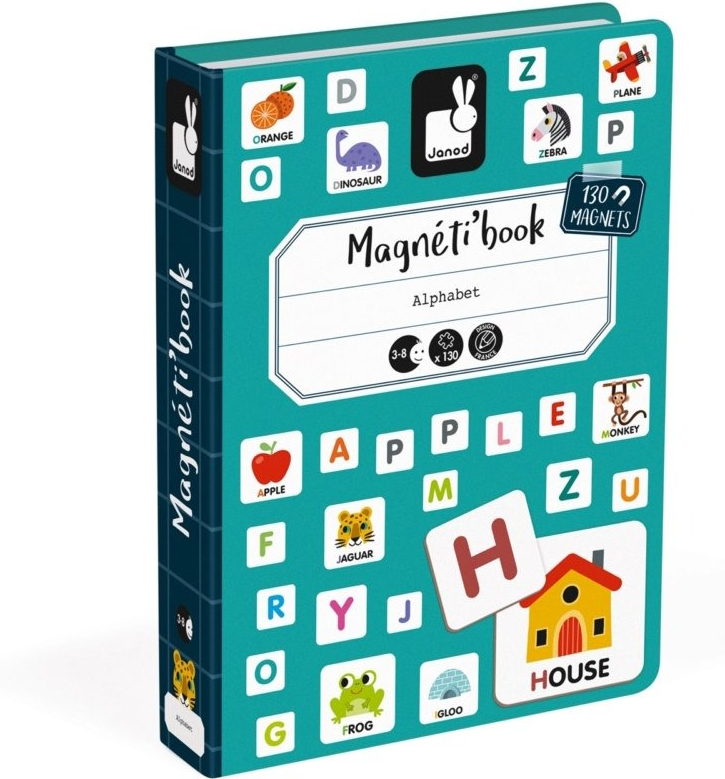 Магнитная книга Janod Английский алфавит (J02712) фото 5