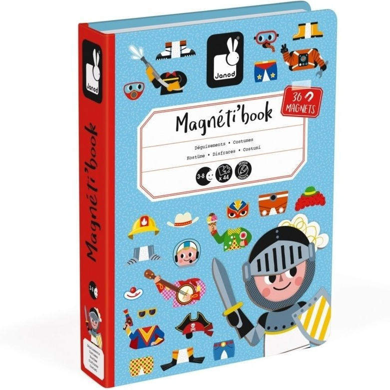 Магнитная книга Janod Наряды для мальчика (J02719) фото 5