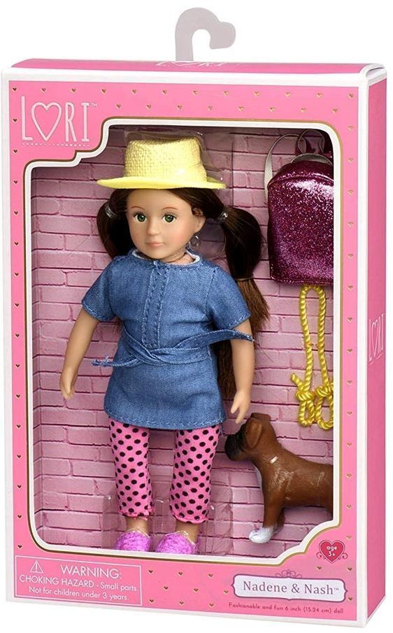 Кукла LORI Надин и собака боксер Наш 15 сантиметров (LO31024Z)фото2