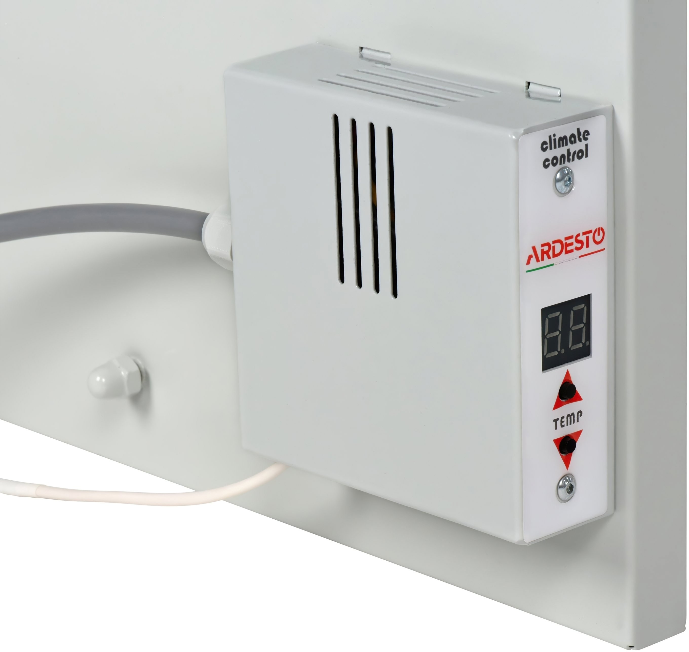 Керамическая электронагревательная панель с терморегулятором Ardesto HCP-750RWTM (белый мрамор) фото 4