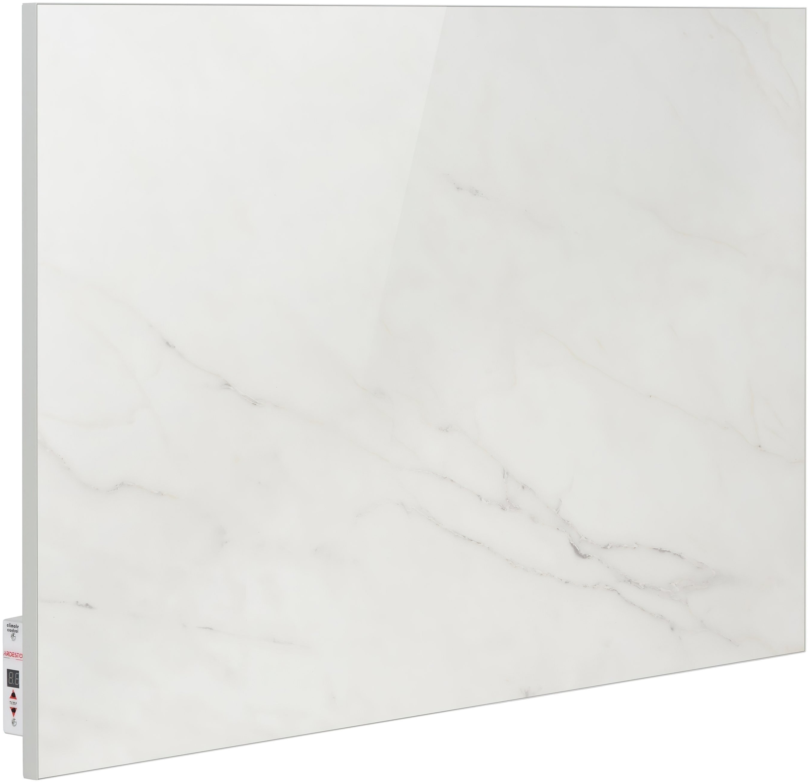Керамическая электронагревательная панель с терморегулятором Ardesto HCP-750RWTM (белый мрамор) фото 2