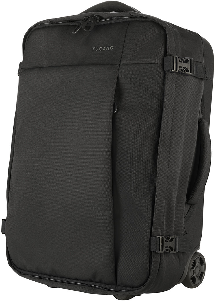Сумка дорожная на 2-х колёсах, Tucano TUGO S Trolley, черная фото 3