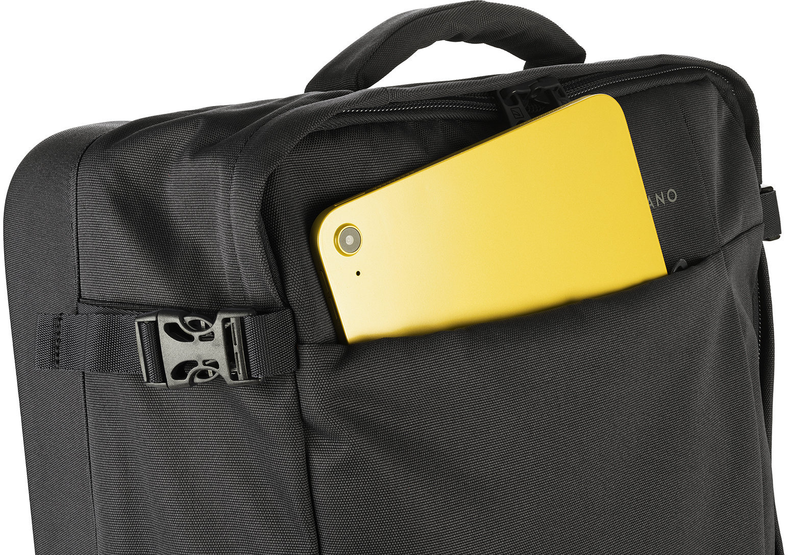 Сумка дорожная на 2-х колёсах, Tucano TUGO S Trolley, черная фото 8