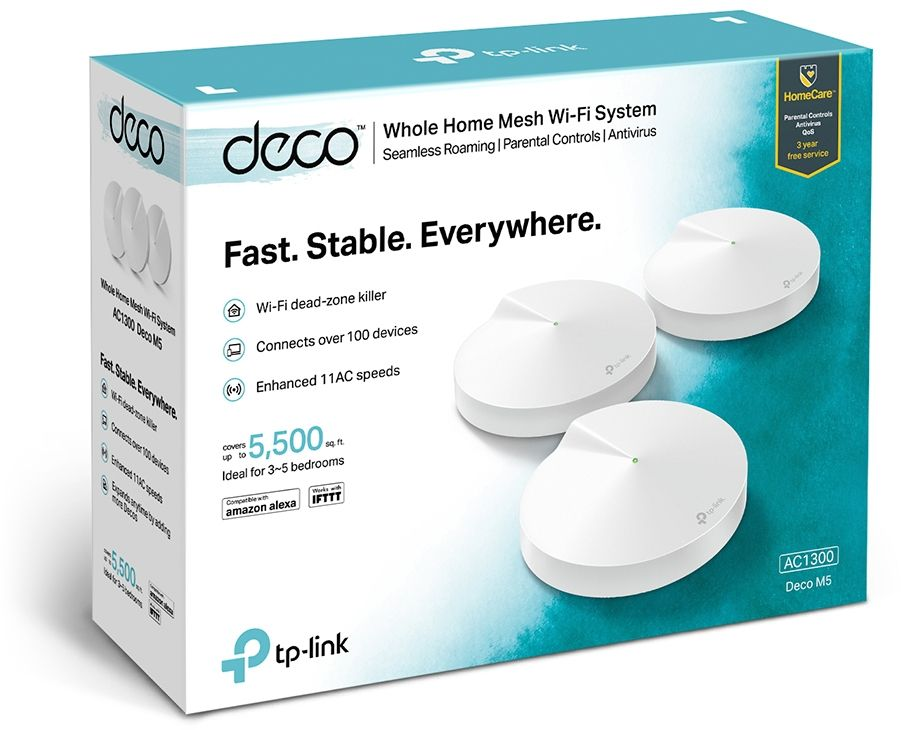 Беспроводная система Wi-Fi TP-LINK DECO-M5-3-PACK фото 4