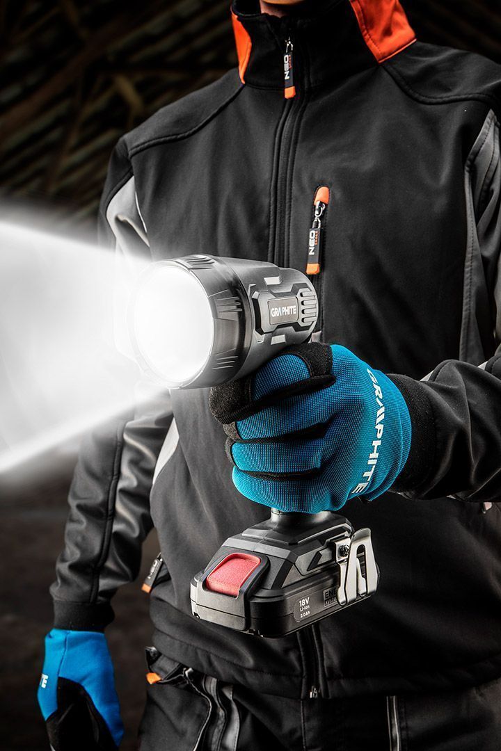 Акумуляторний ліхтар GRAPHITE Energy + 18 В, Li-Ion (58G007) (без АКБ)фото