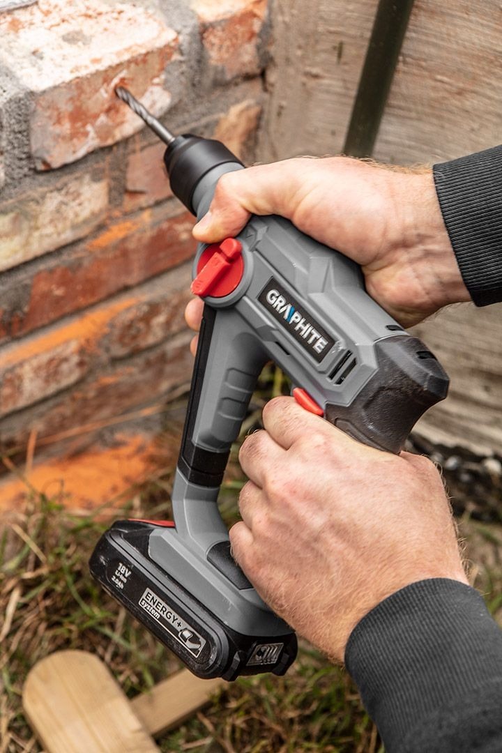 Перфоратор аккумуляторный Graphite SDS-Plus Energy+ 18В без АКБ и ЗУ (58G009) фото 7