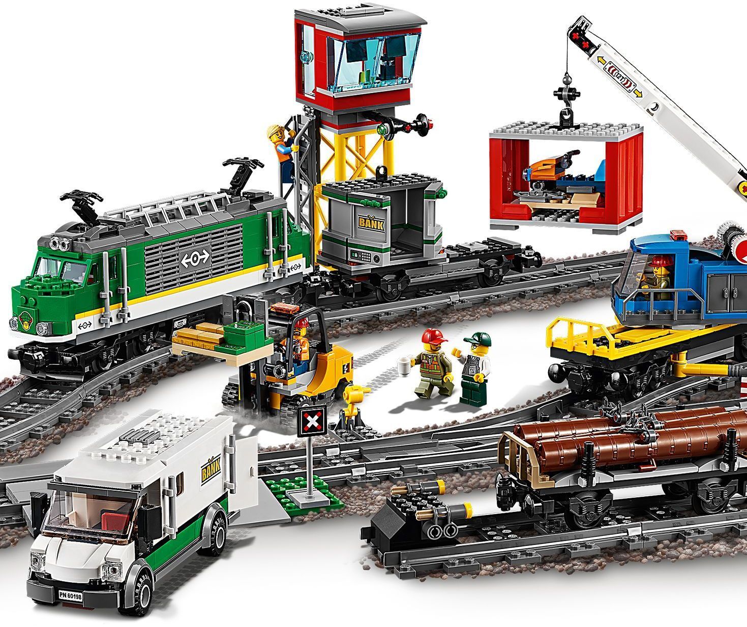 LEGO 60198 City Trains Вантажний потягфото