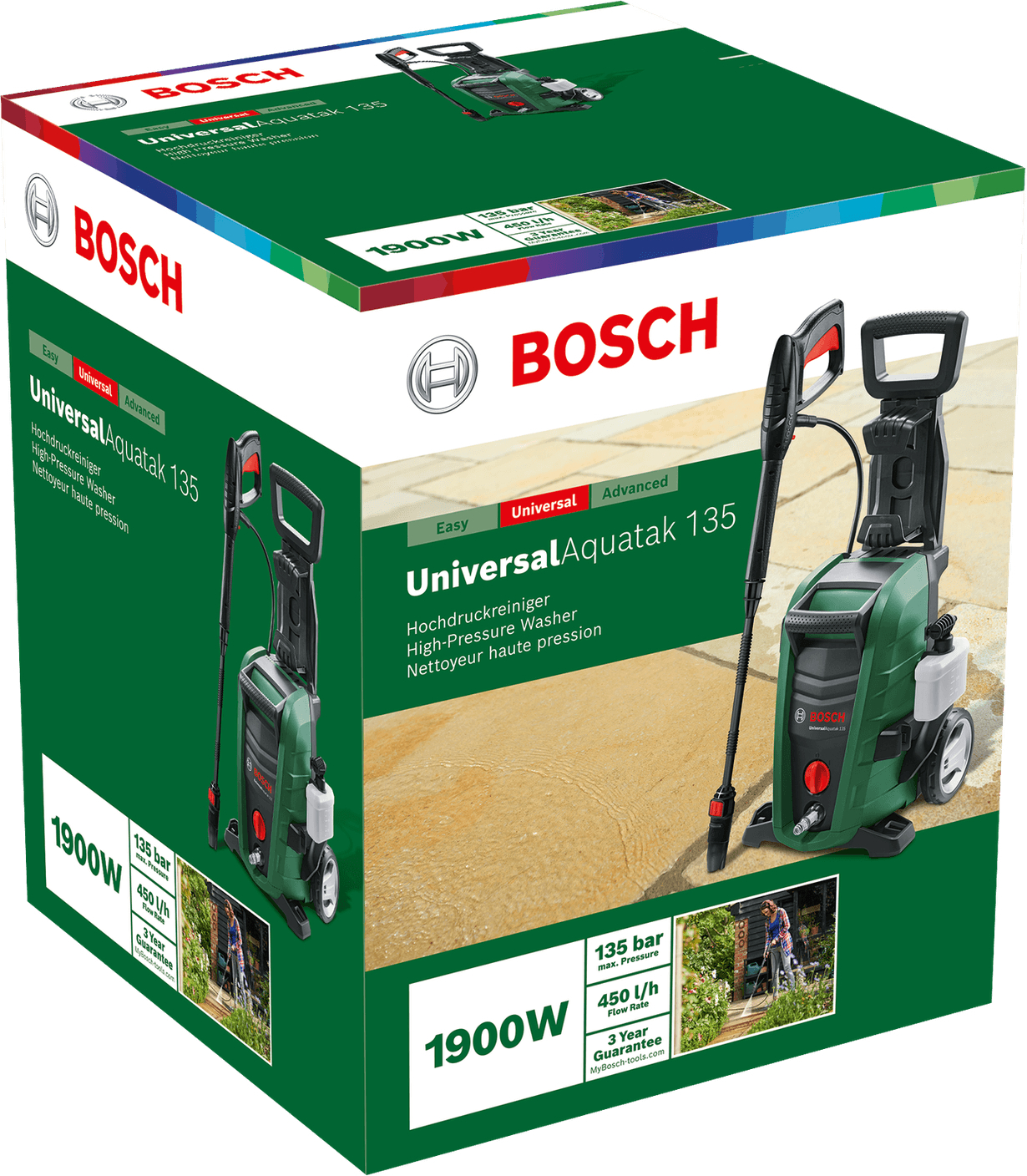 Мінімийка високого тиску Bosch UniversalAquatak 135 (0.600.8A7.C00)фото
