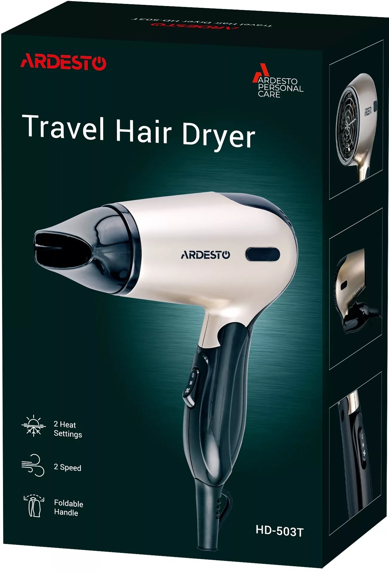 Фен ARDESTO HD-503T дорожнійфото7