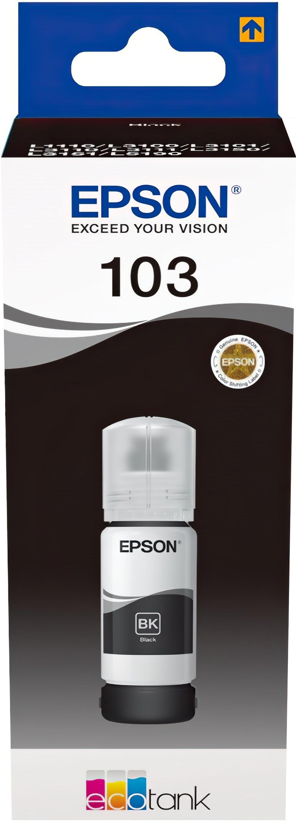 Чорнило Epson 103 EcoTank L31XX Black (C13T00S14A)фото