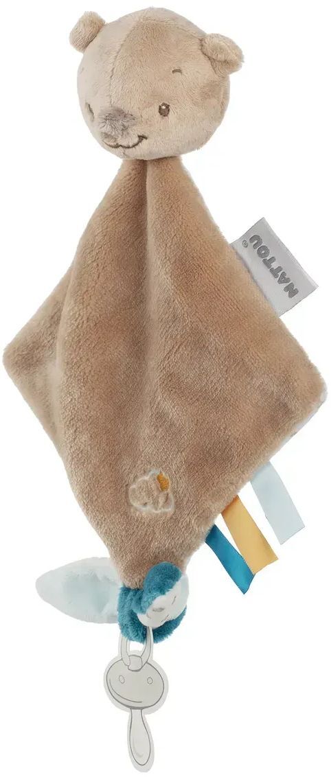 М'яка іграшка Nattou маленька Doodoo ведмедик Базиль (562102)фото