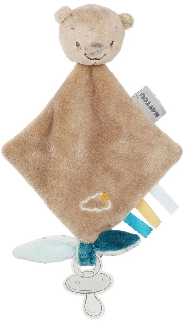 М'яка іграшка Nattou маленька Doodoo ведмедик Базиль (562102)фото