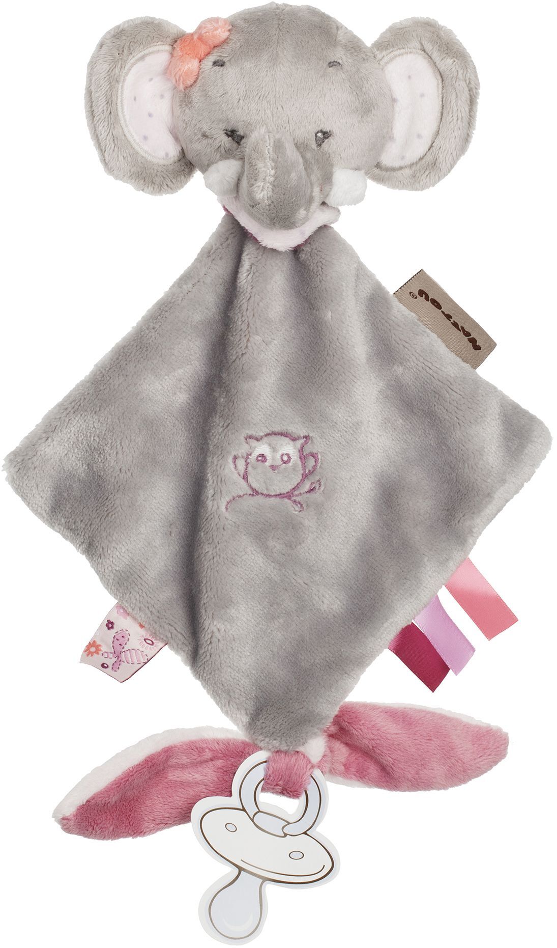 М'яка іграшка Nattou маленька Doodoo слоник Адель (424141)фото3