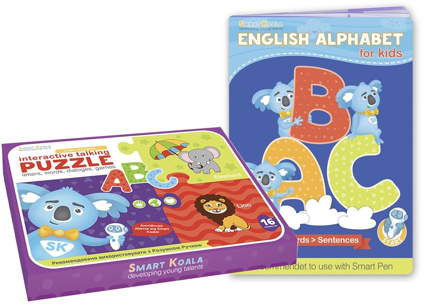 Книга інтерактивна Smart Koala "Англійська Алфавіт" (SKBEA1)фото4