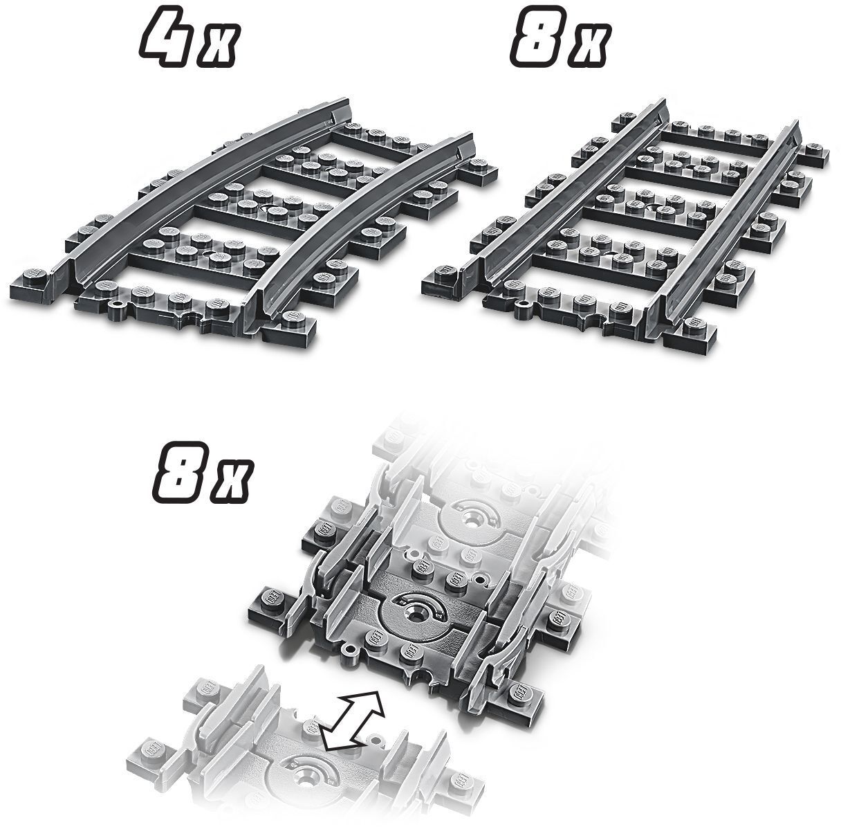 LEGO 60205 City Trains Трасифото4