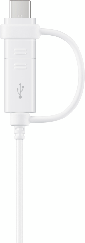 Кабель Samsung USB-A – Type-C + microUSB 1.5m White (EP-DG930DWEGRU)фото2