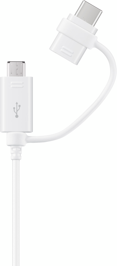 Кабель Samsung USB-A – Type-C + microUSB 1.5m White (EP-DG930DWEGRU)фото3