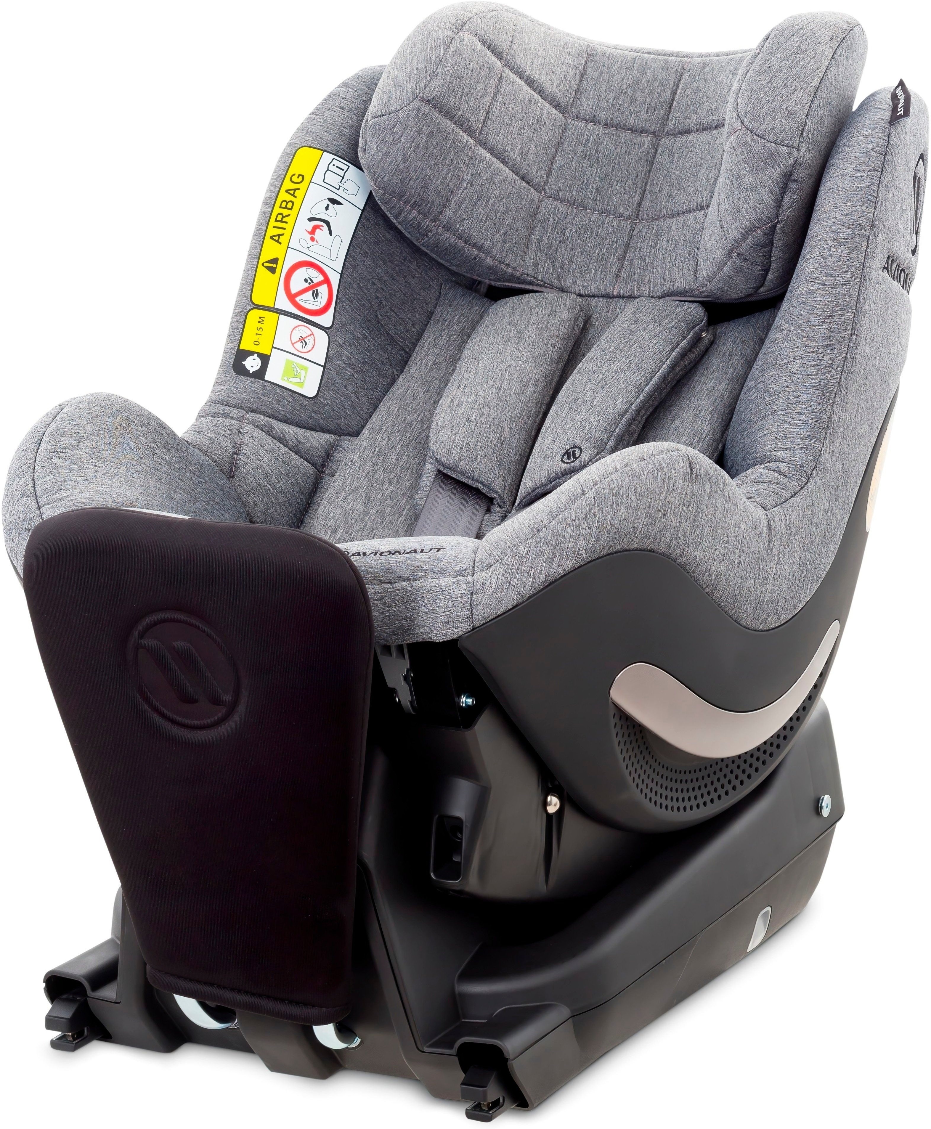 Детское автокресло Avionaut AeroFIX Iso-Fix (гр.1) Grey Melange (AV-350-AF.01) фото 3